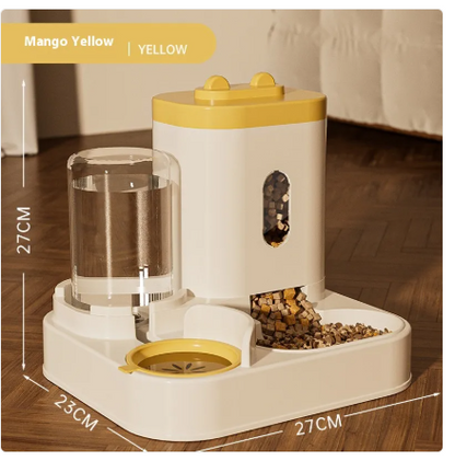 Automatic Pet Feeder Dog Basin Cat Bowl Supplies Water