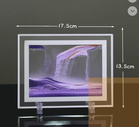 3D Quicksand Painting Hourglass