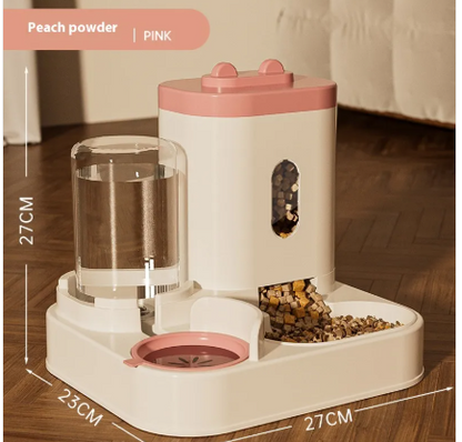 Automatic Pet Feeder Dog Basin Cat Bowl Supplies Water
