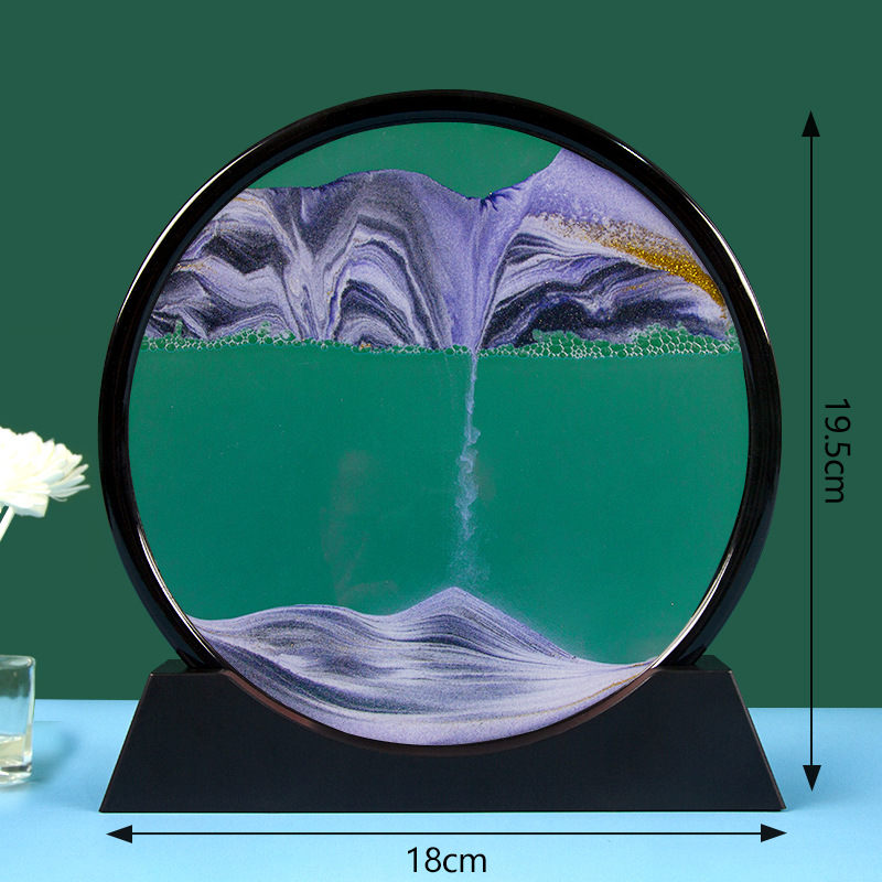 3D Quicksand Painting Hourglass