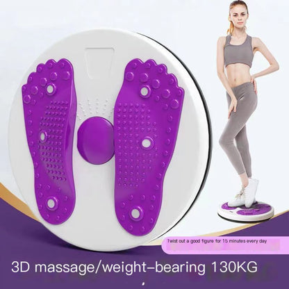 Silent Waist Twisting Exercise Machine with Magnets